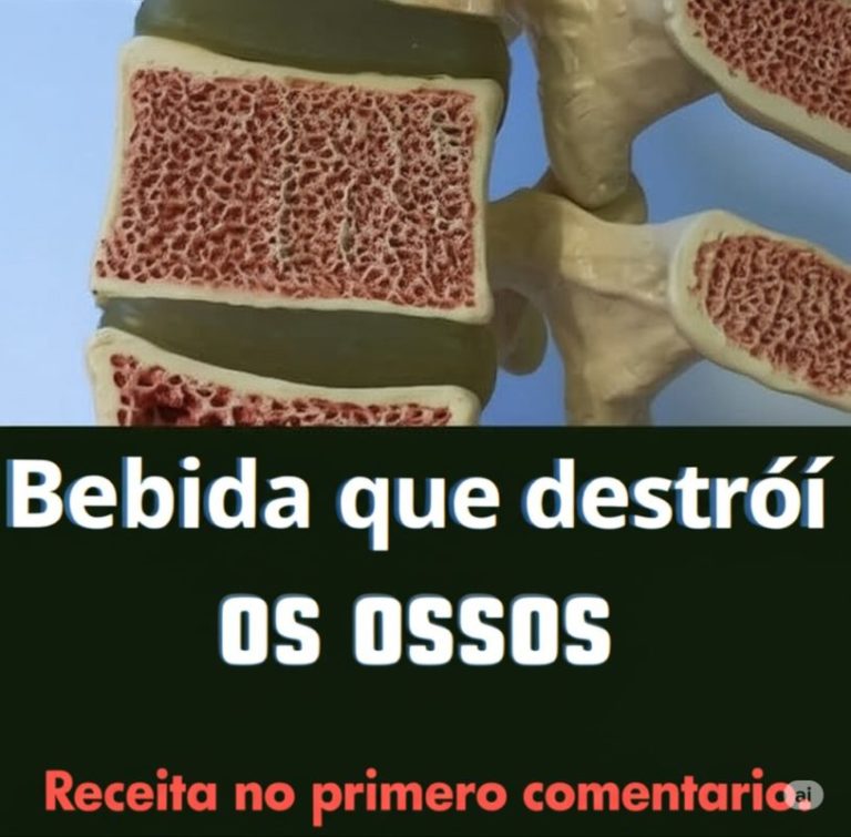 Bebida que destrói os ossos