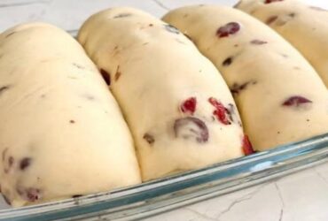 pão de frutas secas dos anos 80