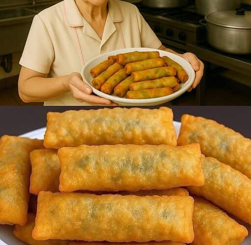 pastel caseiro crocante