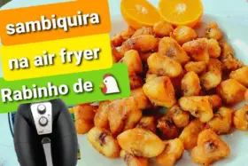 Preparo rápido de sambiquira de frango para almoço ou petiscar