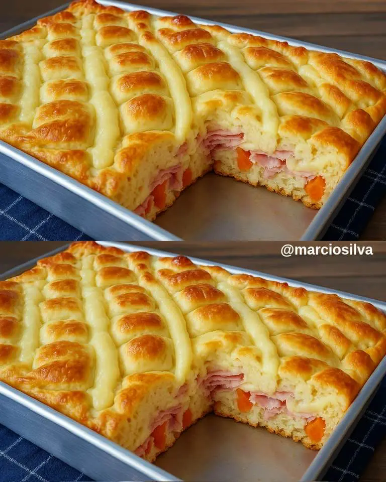 torta de cebola molhadinha e suculenta