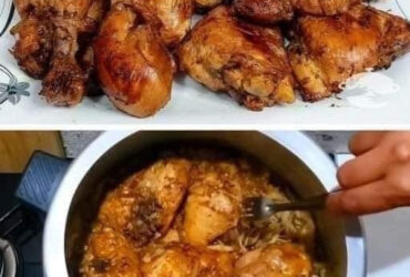 frango frito na cebola