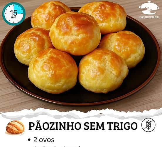 pãozinho sem trigo