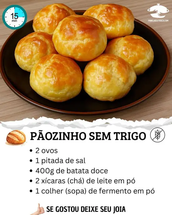 pãozinho sem trigo