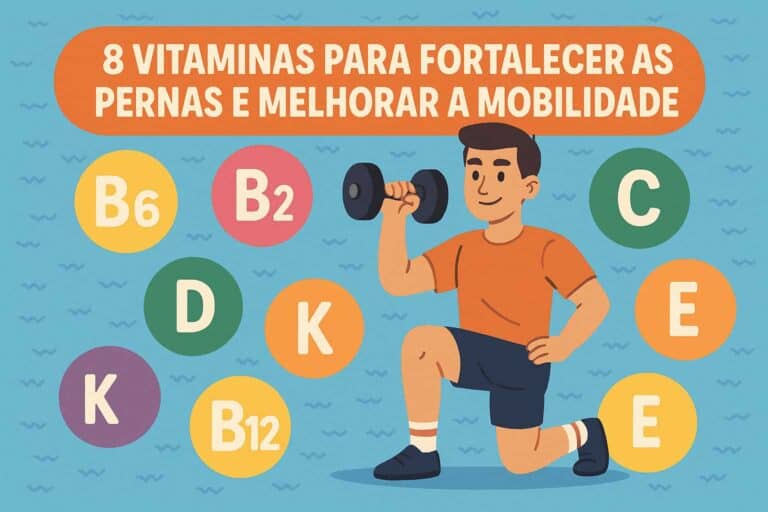 Vitaminas para Fortalecer Pernas e Melhorar Mobilidade