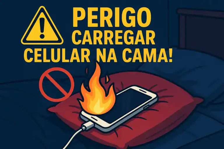 Perigo Real: Nunca Carregue Celular na Cama!
