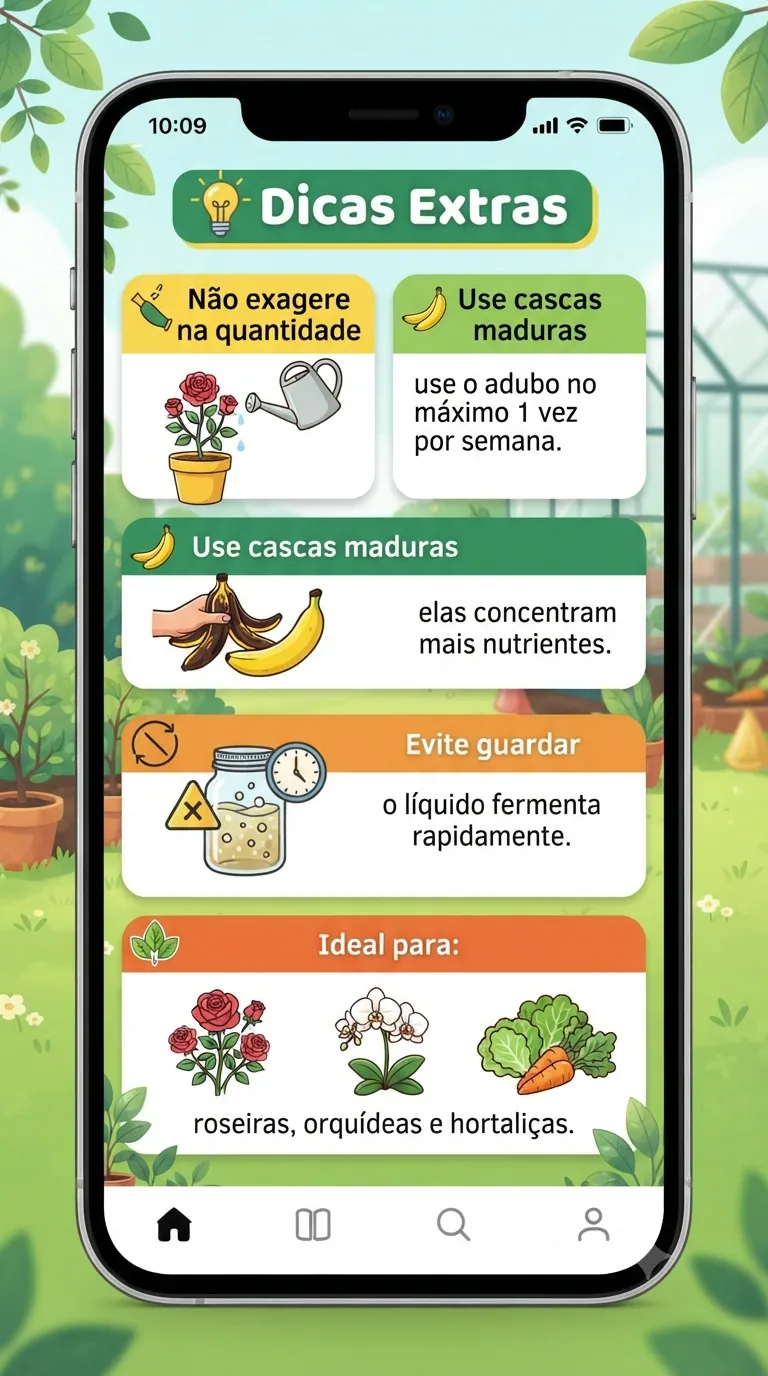 Dicas Extras adulbo de banana