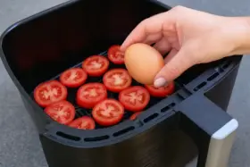 Omelete com Legumes na Air Fryer: receita rápida, saudável e deliciosa ✅