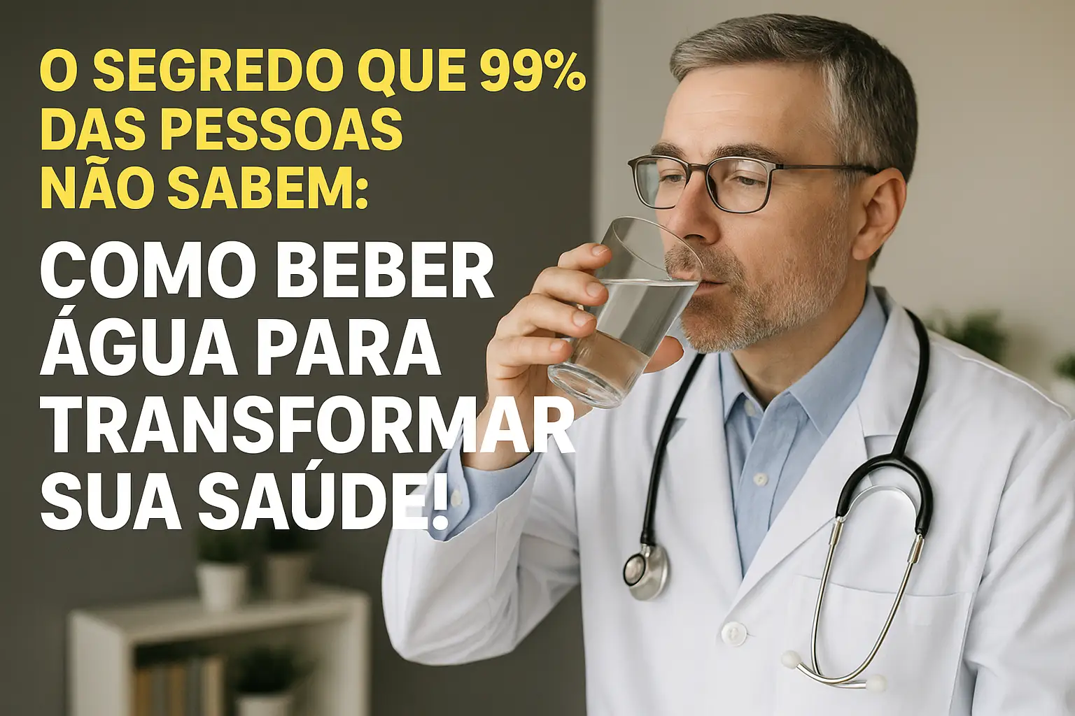 como beber água para transformar sua saúde!