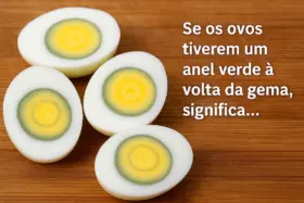 Ovo cozido com anel verde na gema: o que significa e como evitar
