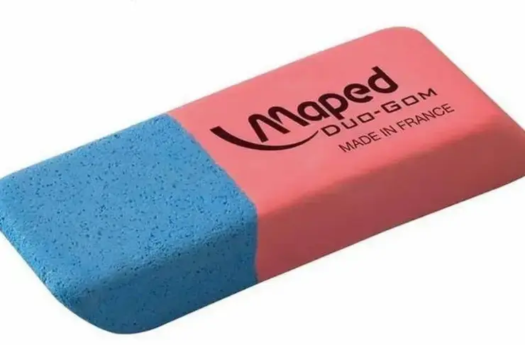 A Parte Azul da Borracha Realmente Apaga Caneta