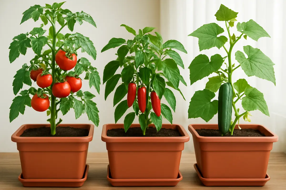 Como Cultivar Tomates, Pimentões e Pepinos em Casa 1 Como Cultivar Tomates, Pimentões e Pepinos em Casa