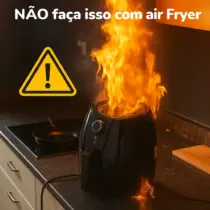 Jamais cometa este erro com a Air Fryer
