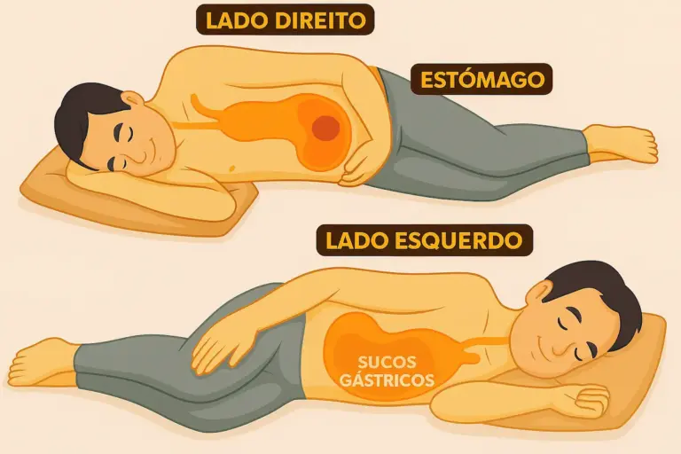 O que acontece no seu corpo quando você dorme do lado direito