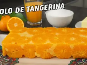 bolo de tangerina