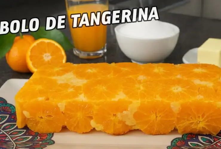 bolo de tangerina