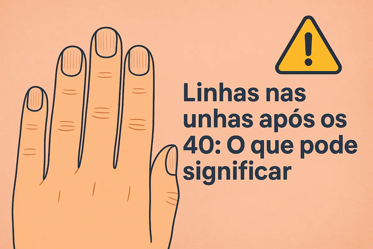 linhas nas suas unhas depois dos 40