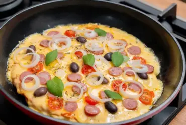 Pizza de Frigideira Simples e Rápida 43 pizza