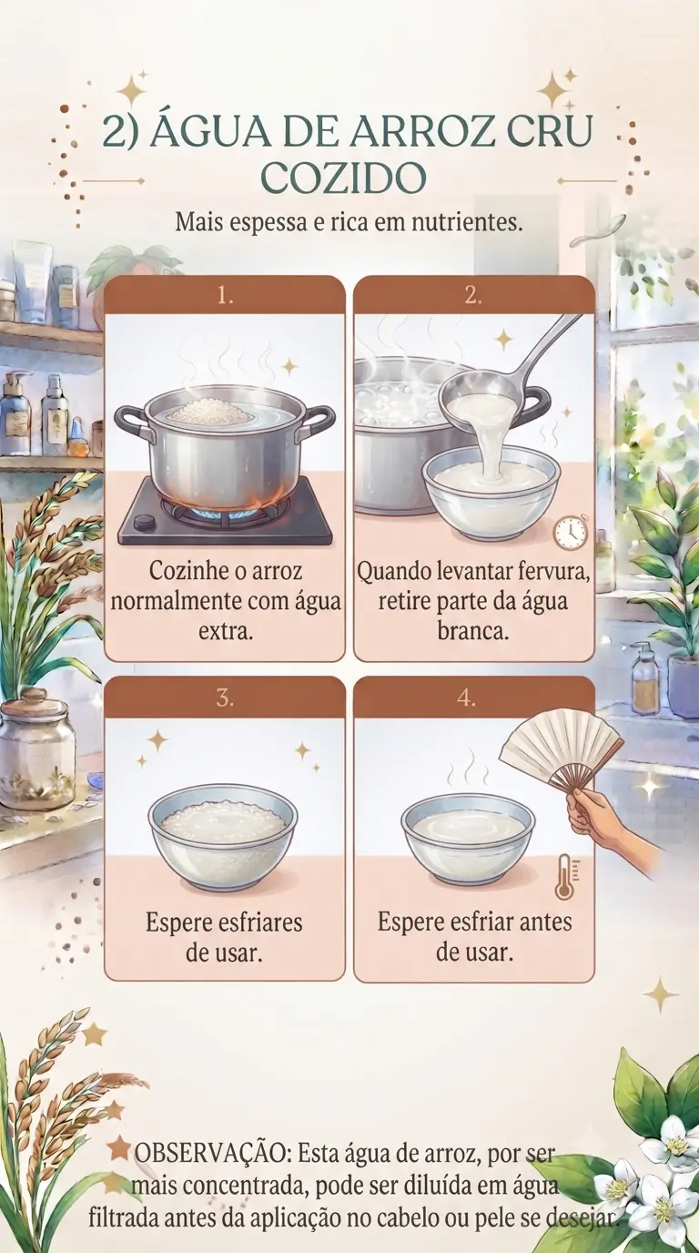 Água de Arroz Cozido