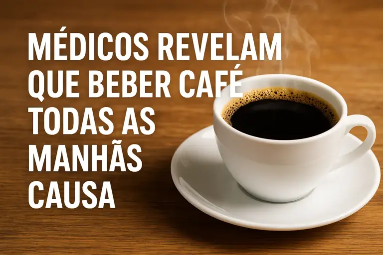Médicos revelam que beber café todas as manhã