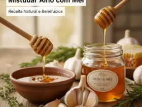 Misturar alho com mel