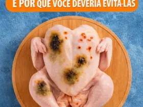 quatro partes mais contaminadas do frango