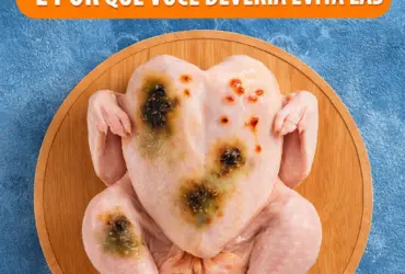 quatro partes mais contaminadas do frango