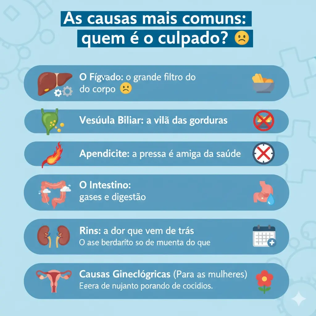 As causas mais comuns: quem é o culpado?