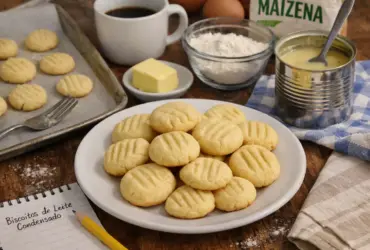 Biscoito de Leite Condensado Simples e Macio