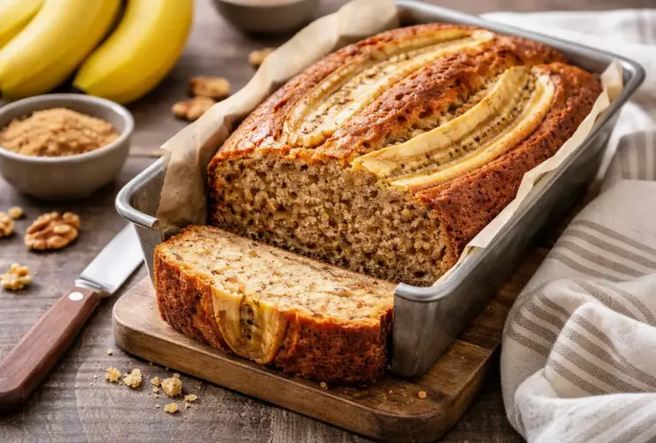 Receita de Pão de Banana