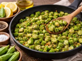 quiabo sem baba refogado