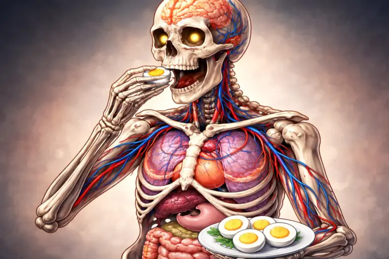 ovo cozido faz no seu corpo