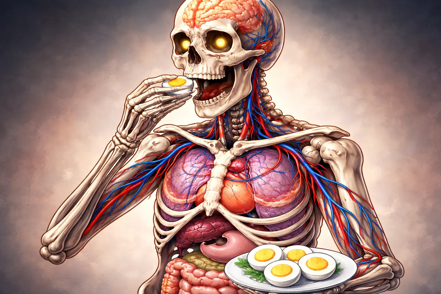 ovo cozido faz no seu corpo