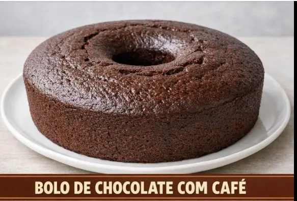 Bolo de Chocolate com Café
