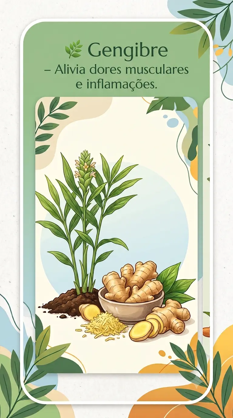 Gengibre – Alivia dores musculares e inflamações