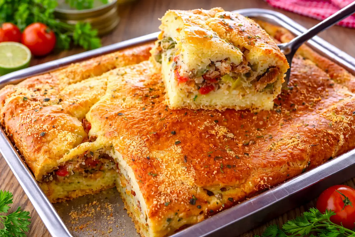 Torta de Sardinha de Liquidificador