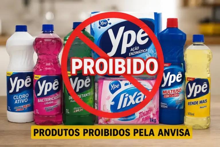 Produtos Ypê Proibidos pela Anvisa