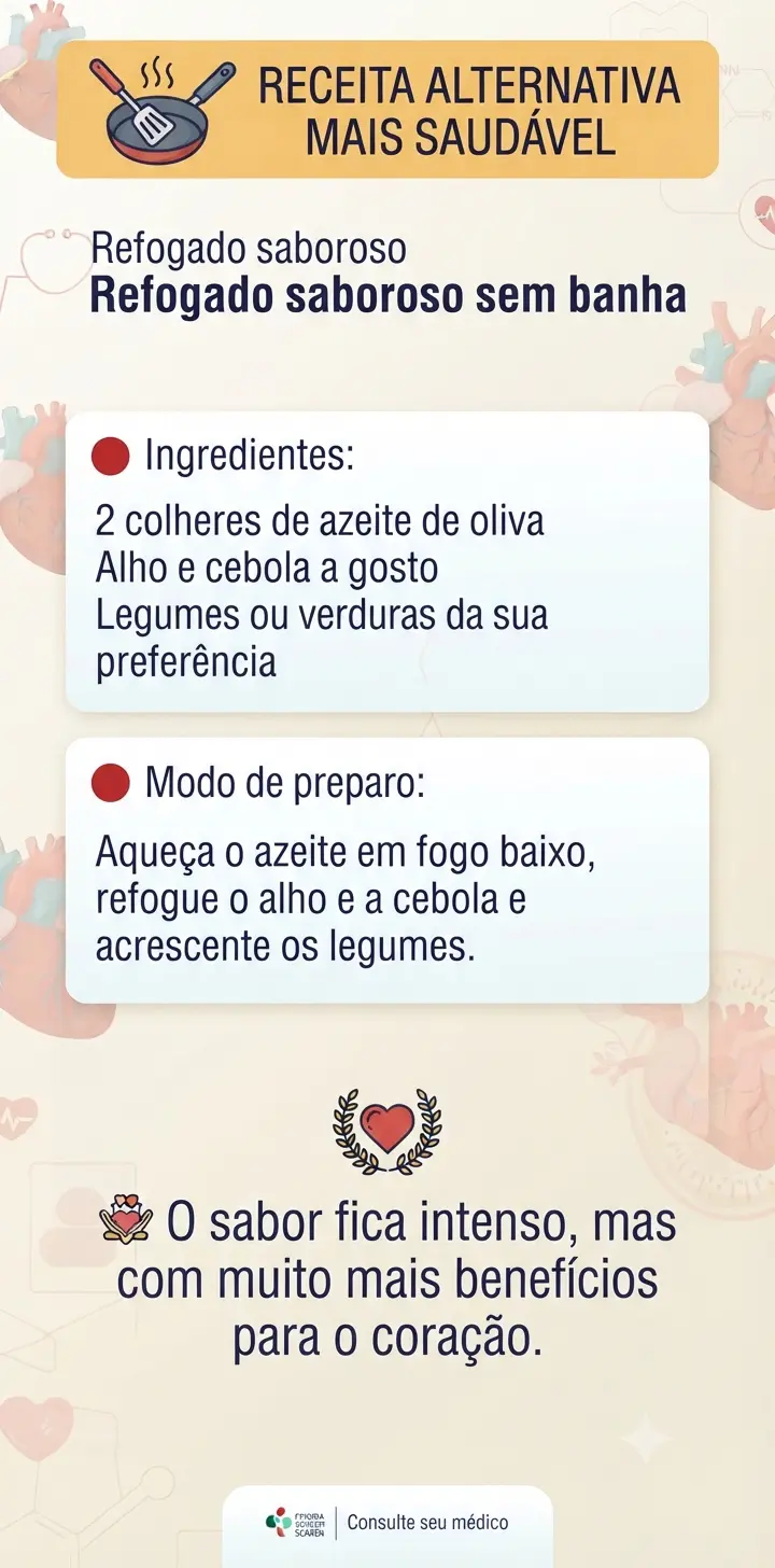 Receita alternativa mais saudável sem banha de porco
