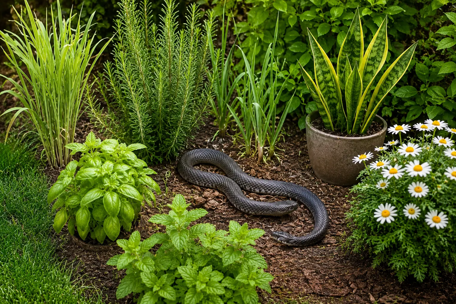7 plantas que podem ajudar a manter as cobras
