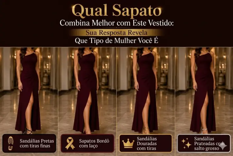 Qual Sapato Combina Melhor com Este Vestido: