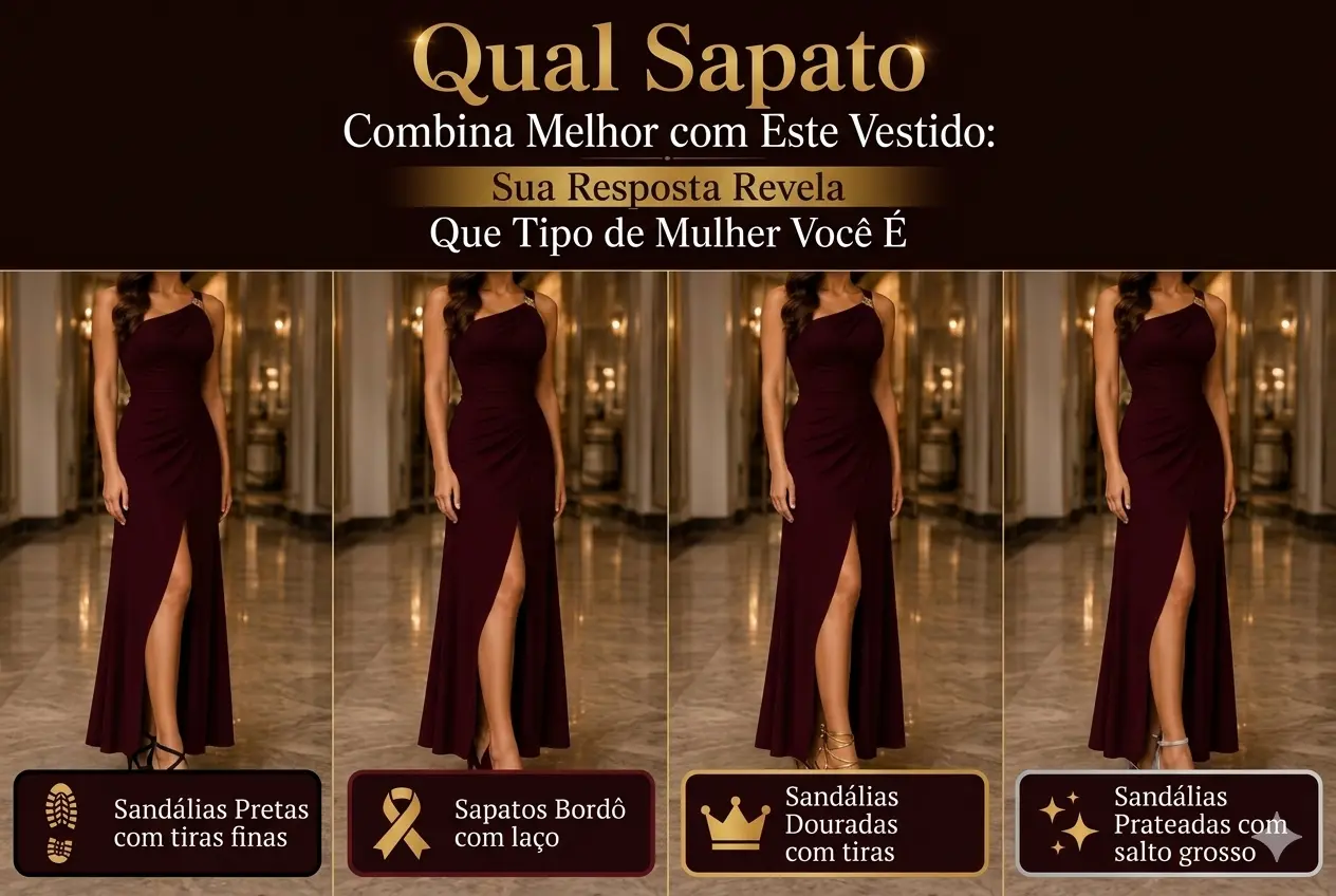 Qual Sapato Combina Melhor com Este Vestido: