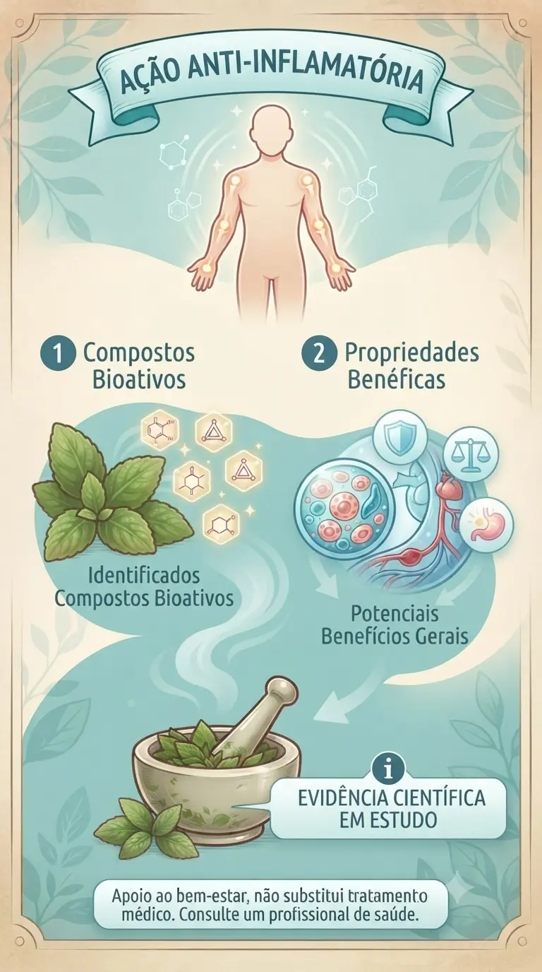 Ação Anti-inflamatória boldo