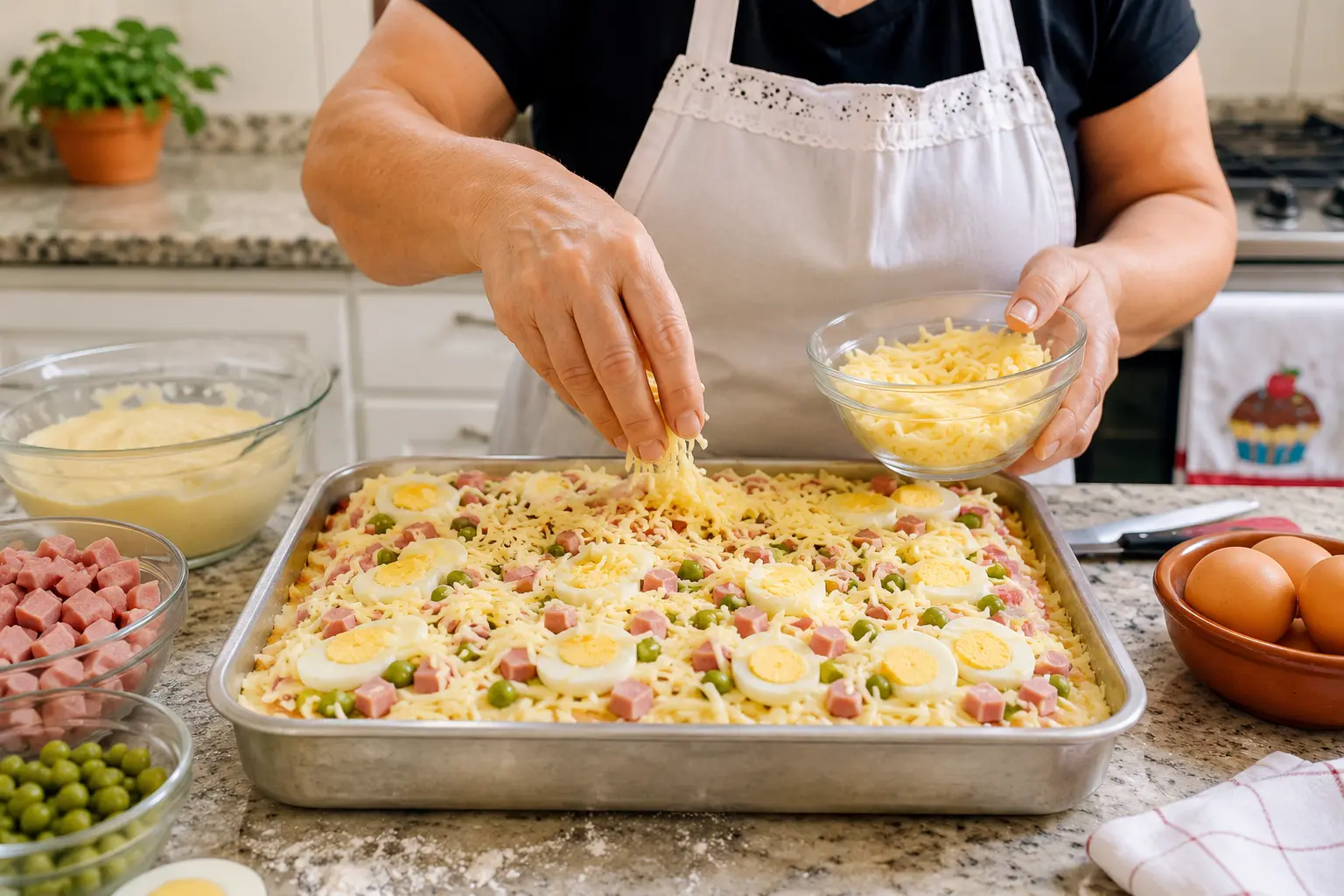 Modo de Preparo Torta portuguesa