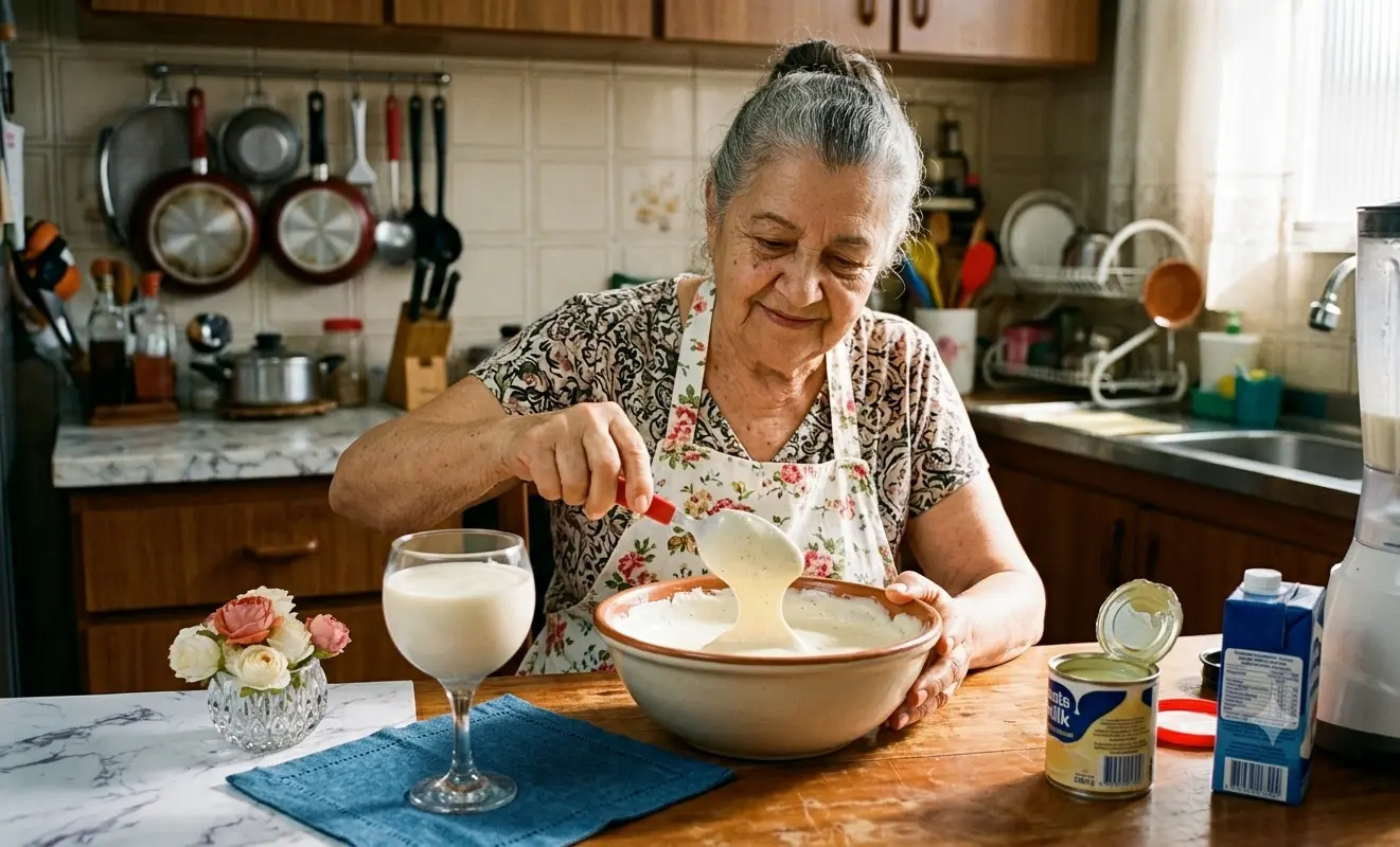 creme de leite caseiro fica pronto com apenas 3 ingredientes