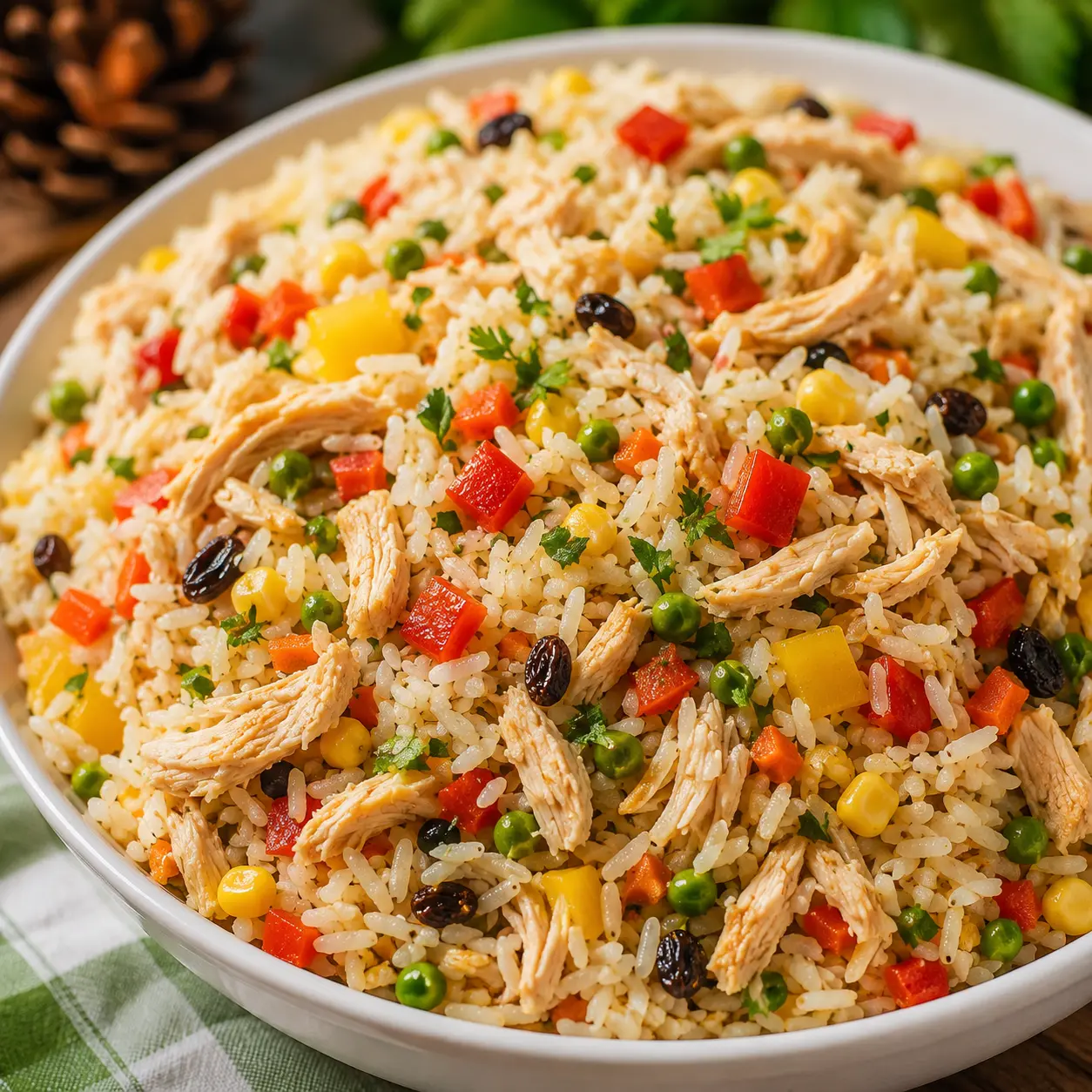 Arroz de Natal com Frango