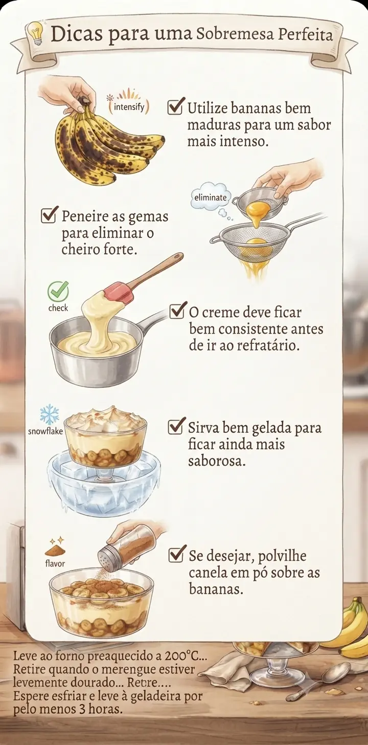 Dicas para uma Sobremesa de banana