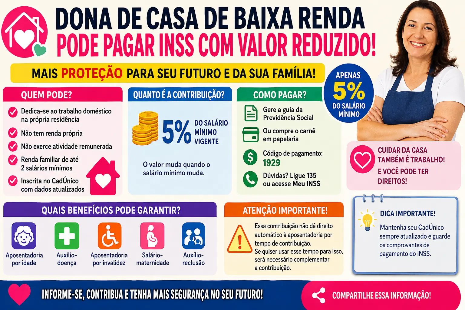 Dona de casa inss