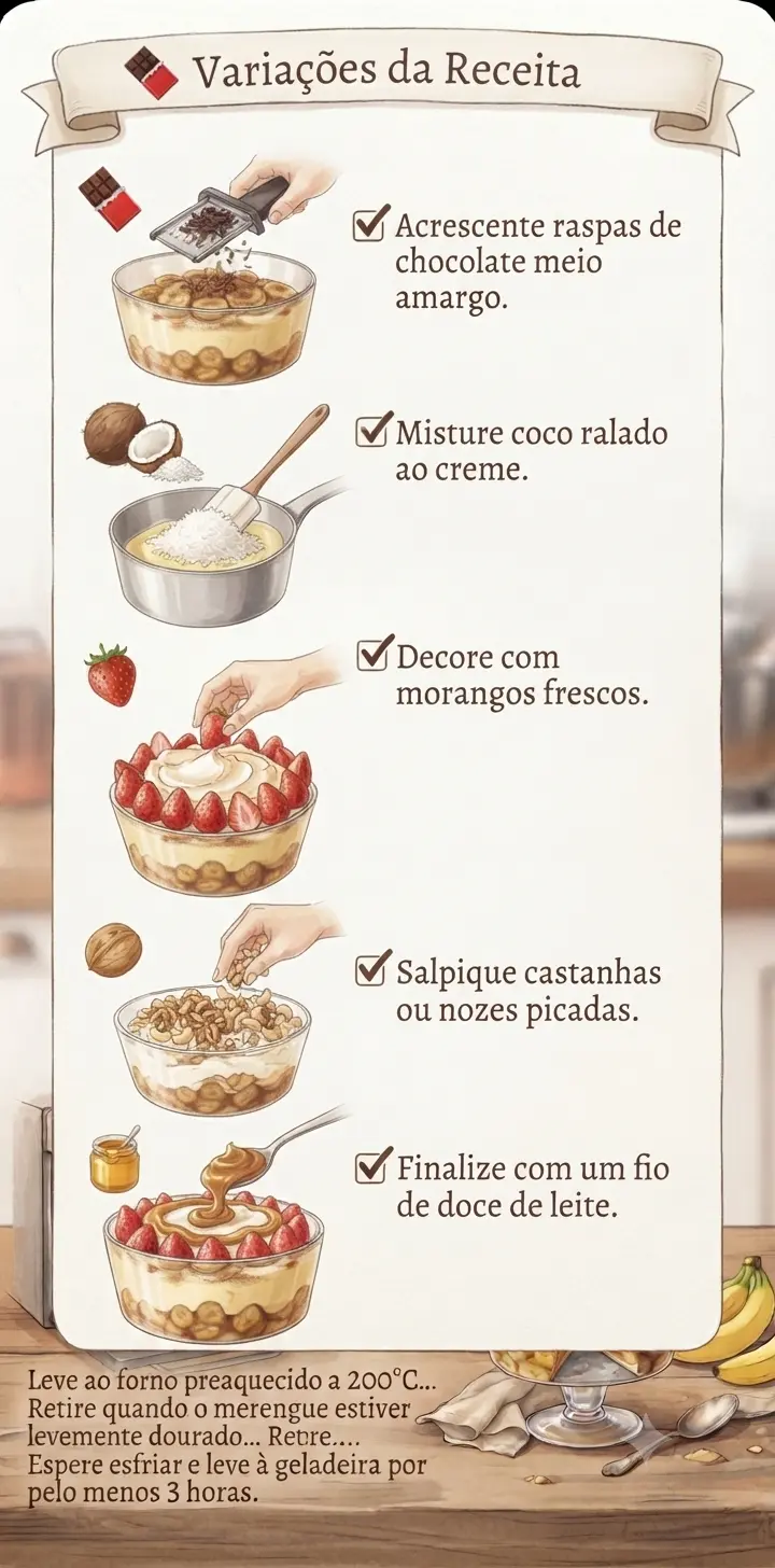 Variações da Receita de banana