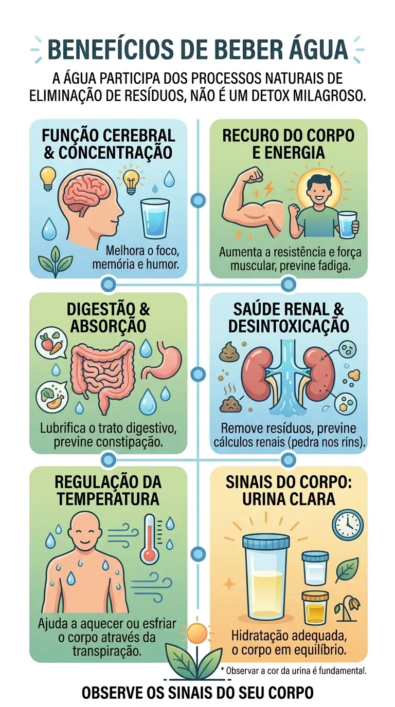 💧 Quais são os benefícios de beber água