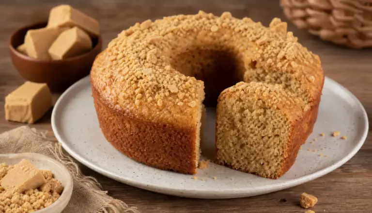 Bolo de paçoca fica fofinho e rápido de preparar; veja a receita